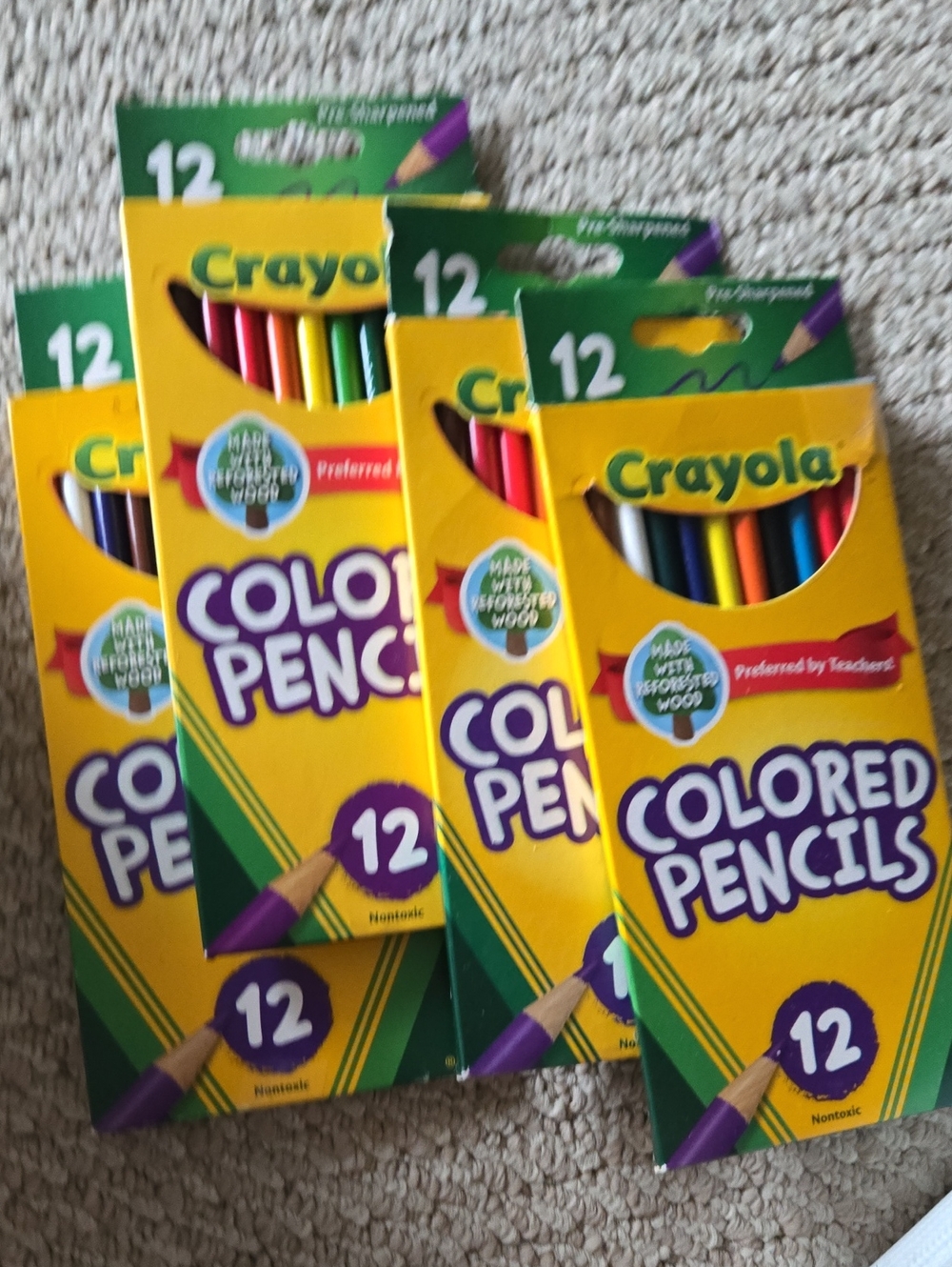 4 Of Crayola 12-Count Colored Pencils - Assorted Colors